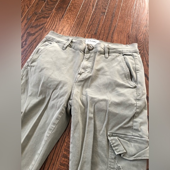 FRAME Women's 27 Service Cargo Skinny Pant Jeans in Platoon - EUC! - Picture 3 of 12